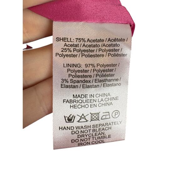 Sau Lee Sofia Maxi Dress Satin Floral Rose Sweetheart Party Prom Formal Sz 6 - Picture 9 of 10